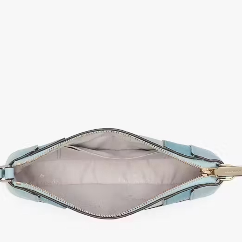 NEW kate spade new york Leather Lena Convertible Shoulder Bag In Blue Multicolor - Picture 6 of 16